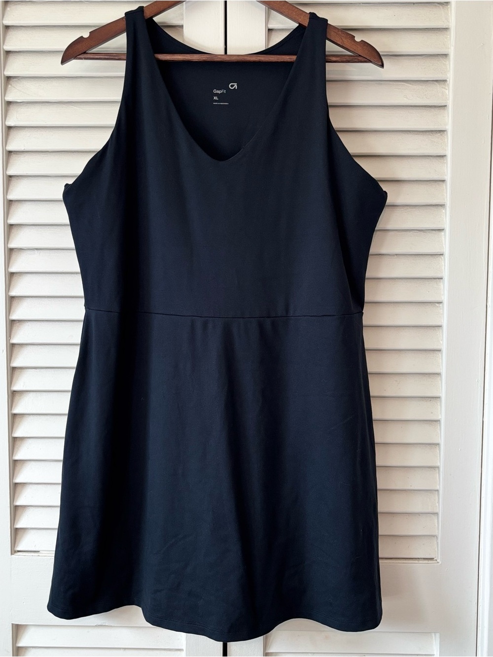 GAPfit Black Scoop Neck Tank Dress